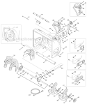 Auger and Auger Housing Diagram and Parts List for 31AS63EE701 2012 Yard Man Snow Blower